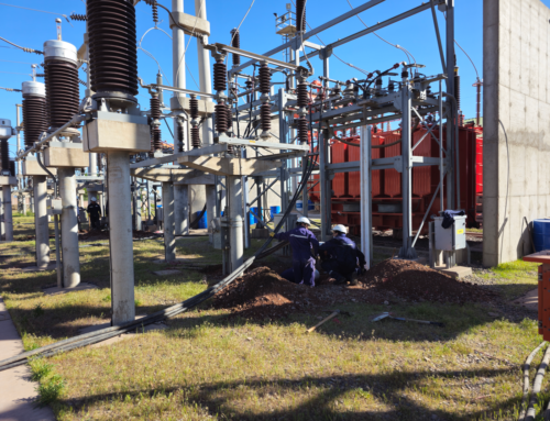 Corte de emergencia en Centenario para reparar una línea  dañada por un camión