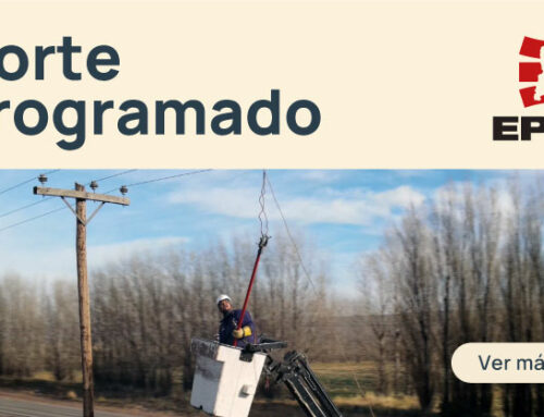 Corte Programado en sectores de Centenario el 05/11/2025