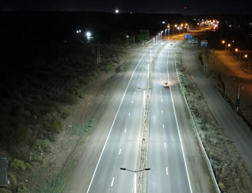 La ruta provincial 7 ya cuenta con iluminación LED de mayor eficiencia