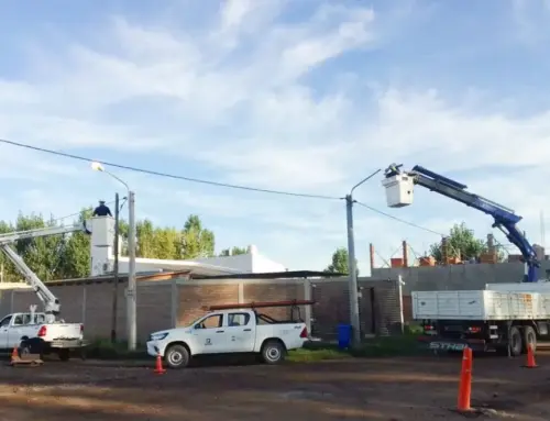 Comenzó el recambio a tecnología LED en San Patricio del Chañar
